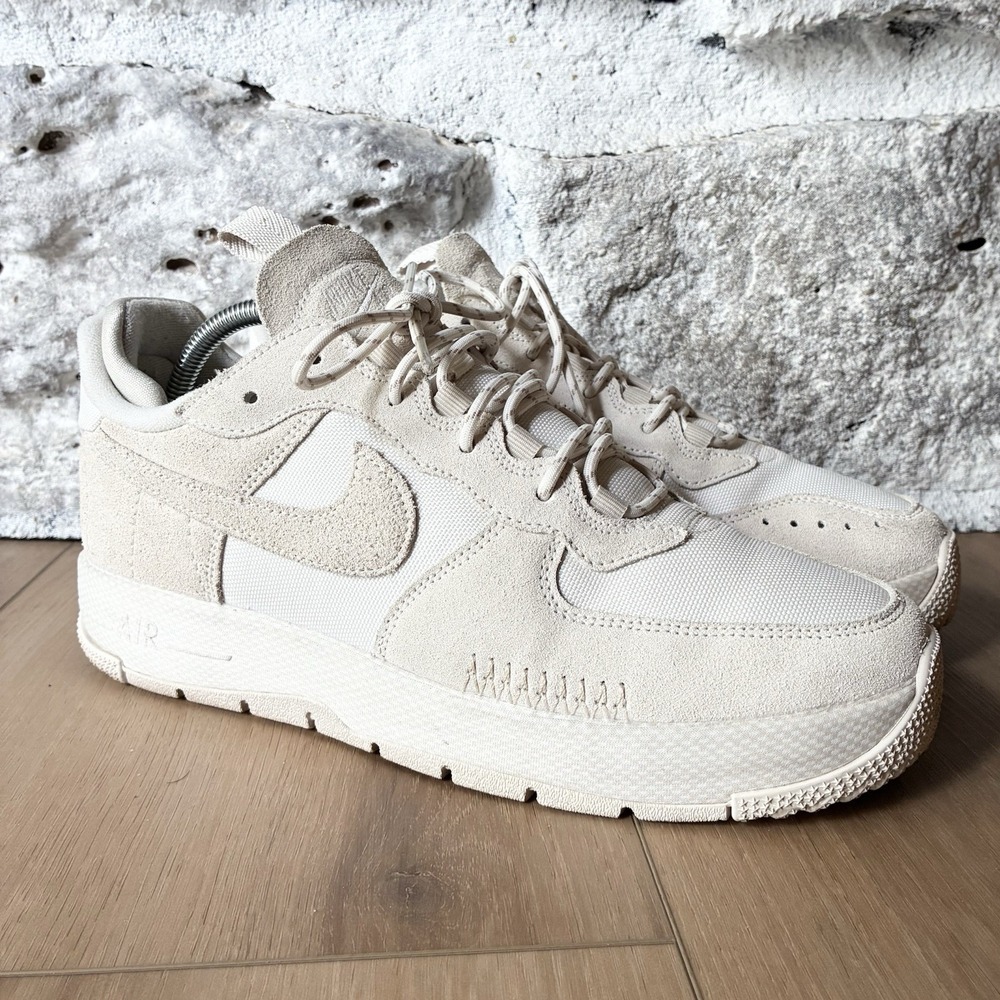 Nike Air Force 1 Wild Phantom Off White Beige Tan Sneakers Shoes Womens 11